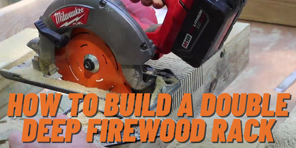 How To Build a Double Deep Firewood Rack - Free Plans